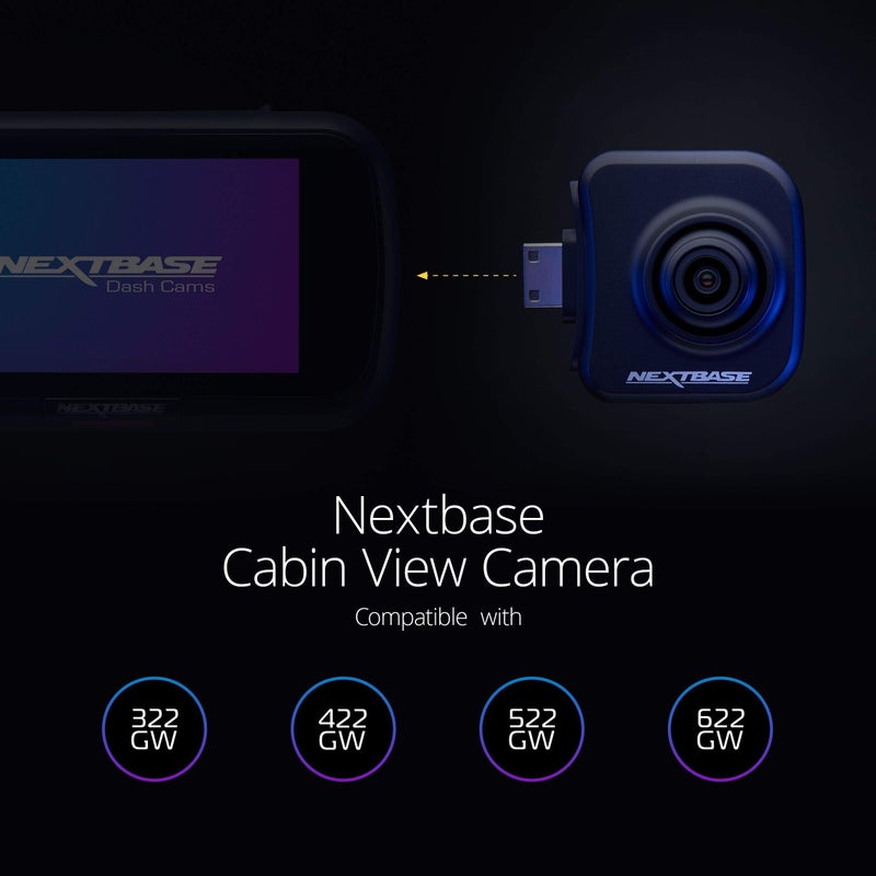 NEXT BASE Nextbase Series 2 Add-on Module Cameras â€“ 140 Degree Viewing Angle Cabin View Dash Camera for Commercial Use â€“ Compatible with Series 2 322GW, 422GW, 522GW and 622GW Dash Cam Models - Image 2